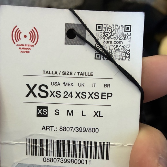 Zara NWT black halter dress 8807/399 - Picture 10 of 10